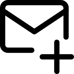 Mail Add Icon from Core Line Set