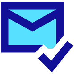 Mail Check Icon from Sharp Pop Set