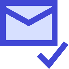 Mail Check Icon from Sharp Duo Set