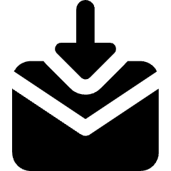 Mail Incoming Icon from Core Solid Set