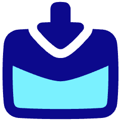 Mail Incoming Icon from Plump Pop Set