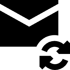 Mail Loading Icon from Sharp Solid Set