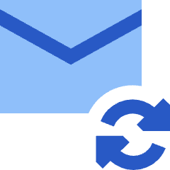 Mail Loading Icon from Sharp Flat Set