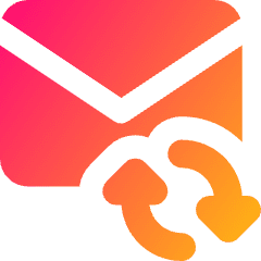 Mail Loading Icon from Core Gradient Set