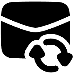 Mail Loading Icon from Plump Solid Set