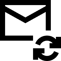 Mail Loading Icon from Sharp Line Set