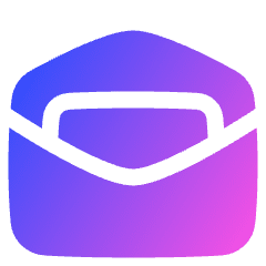 Mail Mark As Read Icon from Plump Gradient Set