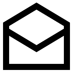 Mail Mark As Read Icon from Sharp Line Set