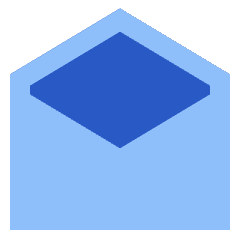 Mail Mark As Read Icon from Sharp Flat Set