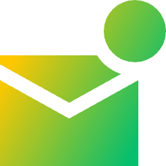 Mail Notification Icon from Sharp Gradient Set