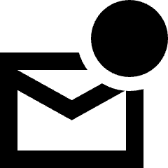 Mail Notification Icon from Sharp Remix Set
