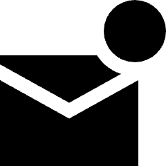 Mail Notification Icon from Sharp Solid Set