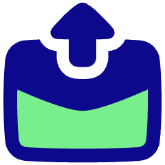 Mail Outgoing Icon from Plump Pop Set