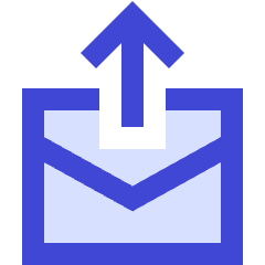 Mail Outgoing Icon from Sharp Duo Set