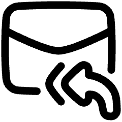 Mail Reply All Icon from Plump Line Set