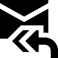 Mail Reply All Icon from Sharp Solid Set