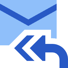 Mail Reply All Icon from Sharp Flat Set