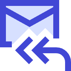 Mail Reply All Icon from Sharp Duo Set