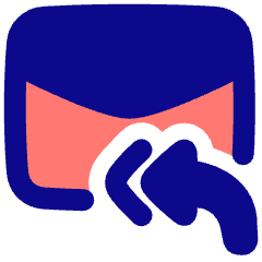 Mail Reply All Icon from Plump Pop Set