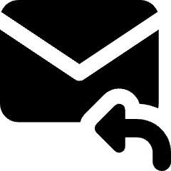 Mail Reply Icon from Core Solid Set
