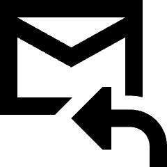 Mail Reply Icon from Sharp Remix Set