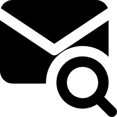Mail Search Icon from Core Solid Set