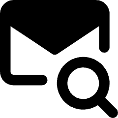 Mail Search Icon from Core Remix Set