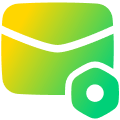 Mail Setting Bolt Nut Icon from Plump Gradient Set