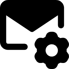 Mail Setting Gear Icon from Core Remix Set