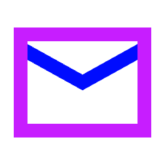 Mail Solo Icon from Sharp Neon Set