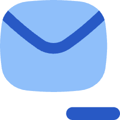 Mail Subtract Icon from Flex Flat Set