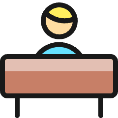 Information Desk Man Icon from Ultimate Colors Set