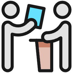 Information Desk Paper Icon from Ultimate Colors Set