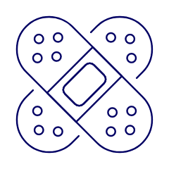Plasters Illustration from UX Line Set