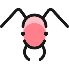 Insect 3 Icon from Ultimate Colors Set
