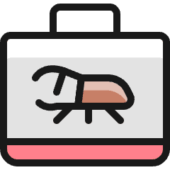 Insect Catch 1 Icon from Ultimate Colors Set