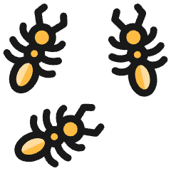 Insect Colony Icon from Ultimate Colors Set