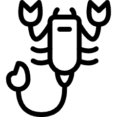 Insect Scorpion Icon from Ultimate Light Set