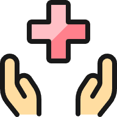 Insurance Hands Icon from Ultimate Colors Set