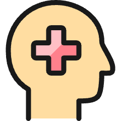 Insurance Head Icon from Ultimate Colors Set