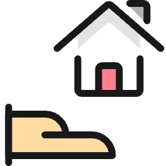 Real Estate Insurance House 1 Icon from Ultimate Colors Set