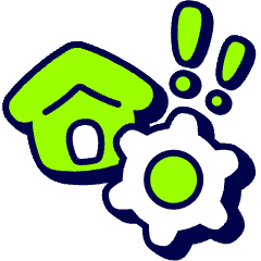 Home Setting Icon from Stickies Duo Set