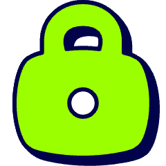 Lock Icon from Stickies Duo Set