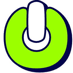 On Off 1 Icon from Stickies Duo Set