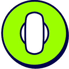 On Off 2 Icon from Stickies Duo Set