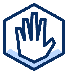 Block Hexagon Icon from Cyber Duotone Set