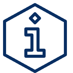 Information Hexagon Icon from Cyber Line Set
