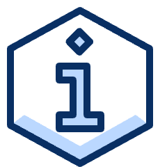 Information Hexagon Icon from Cyber Duotone Set