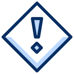 Report Problem Warning Diamond Icon from Cyber Duotone Set