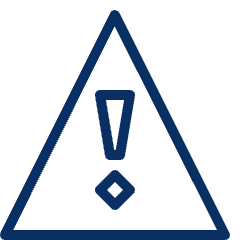 Report Problem Warning Triangle Icon from Cyber Line Set